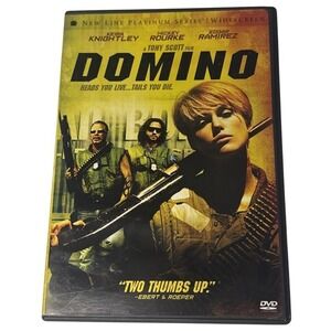 Domino (DVD, 2005) Keira Knightley, Mickey Rourke, Edgar Ramirez